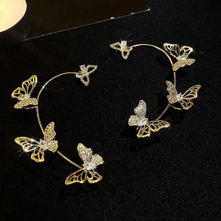 CZ Butterfly Ear Cuff