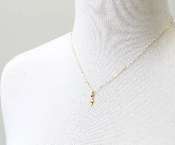 Diamond Leaf Necklace