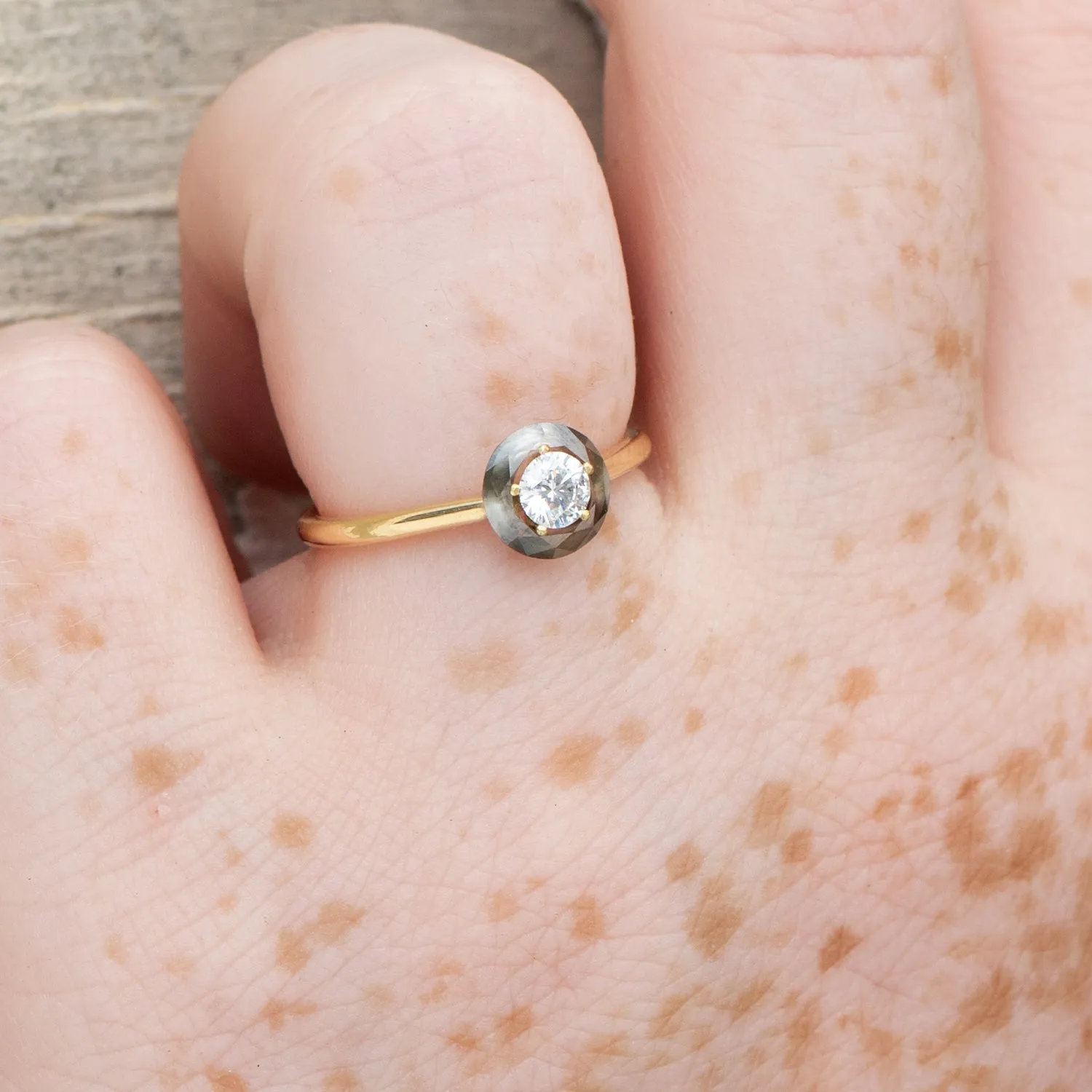 Diamond Sphere Engagement Ring - Limited Edition