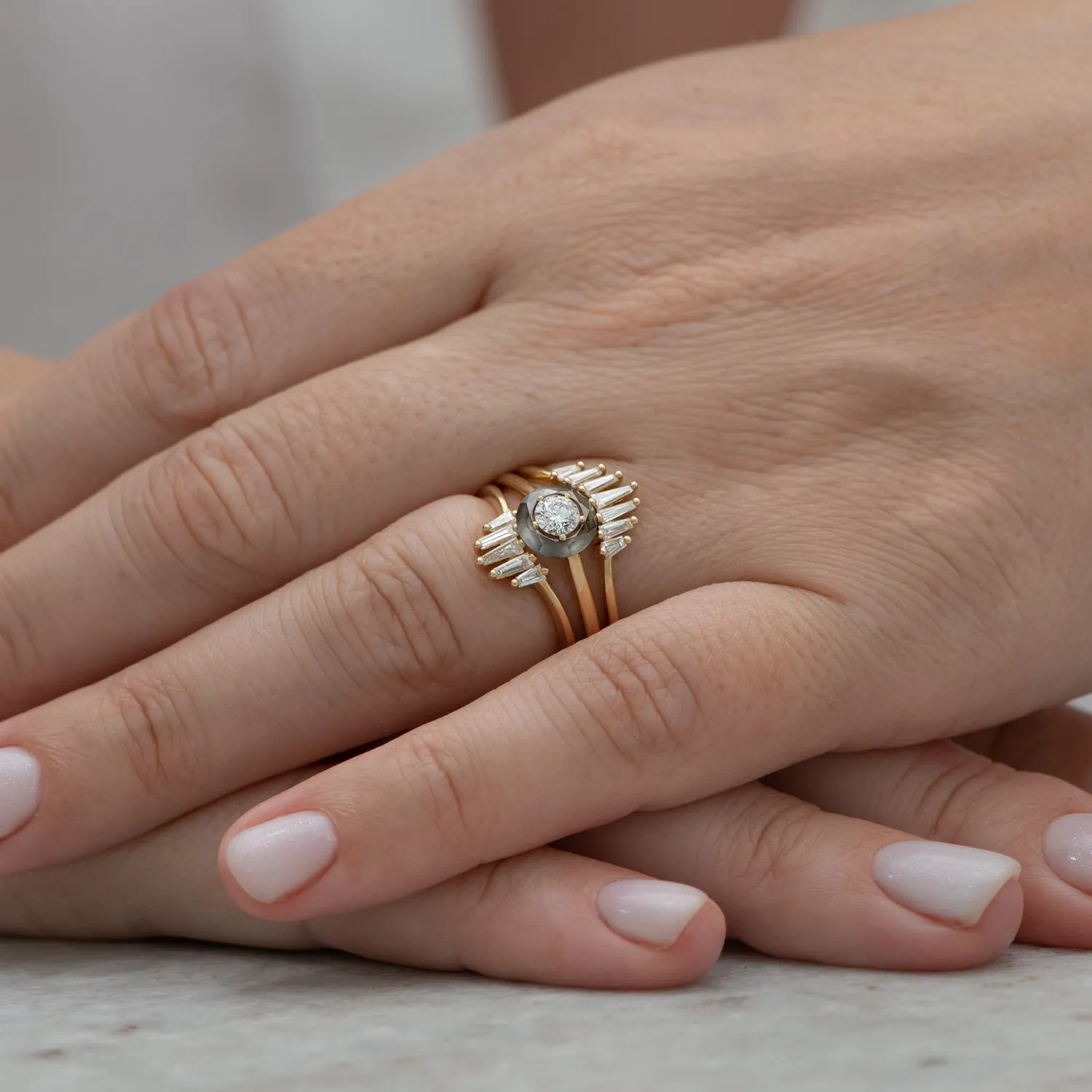 Diamond Sphere Engagement Ring - Limited Edition