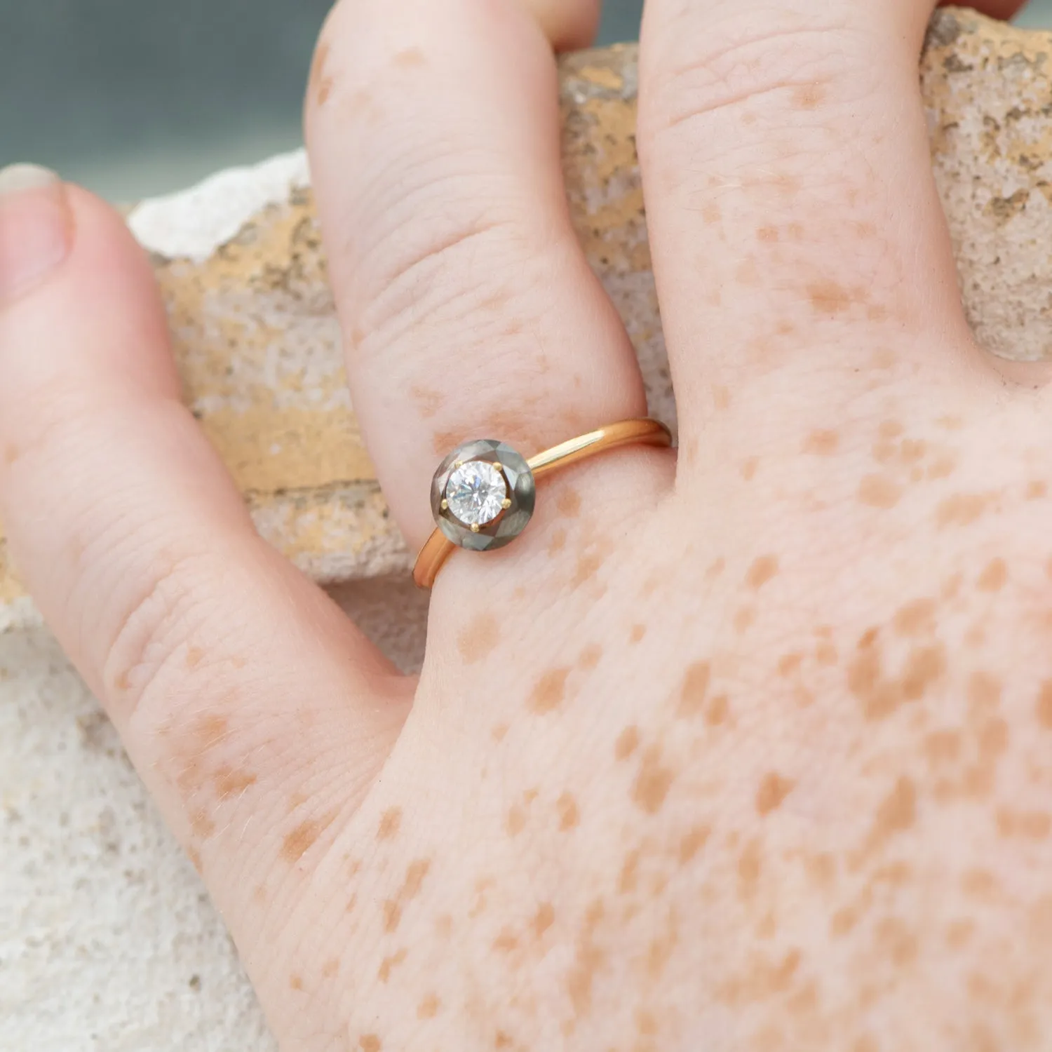 Diamond Sphere Engagement Ring - Limited Edition