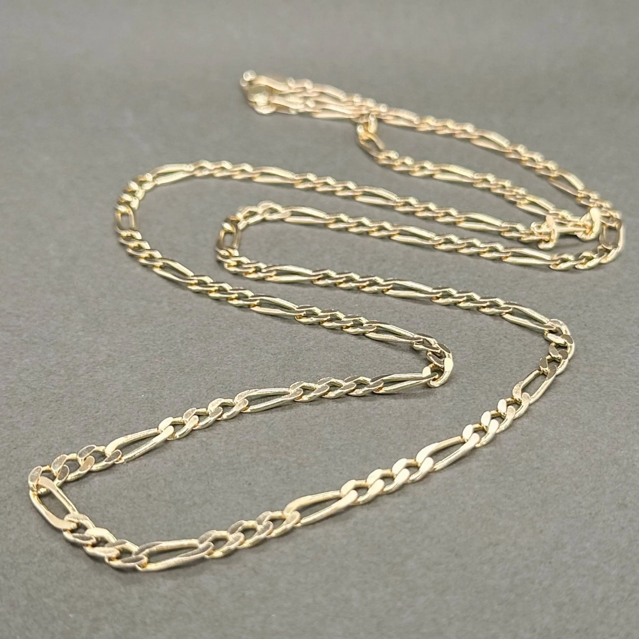 Estate 14K Y Gold 3.63mm 25” Figaro Chain