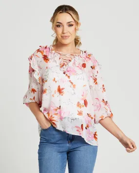 Fate   Becker Imagintation Top - Spring Floral