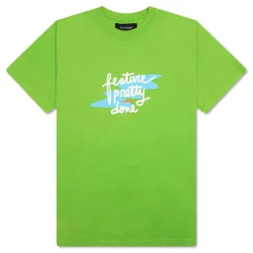 Feature x Pretty Done Splash Tee - Greenery