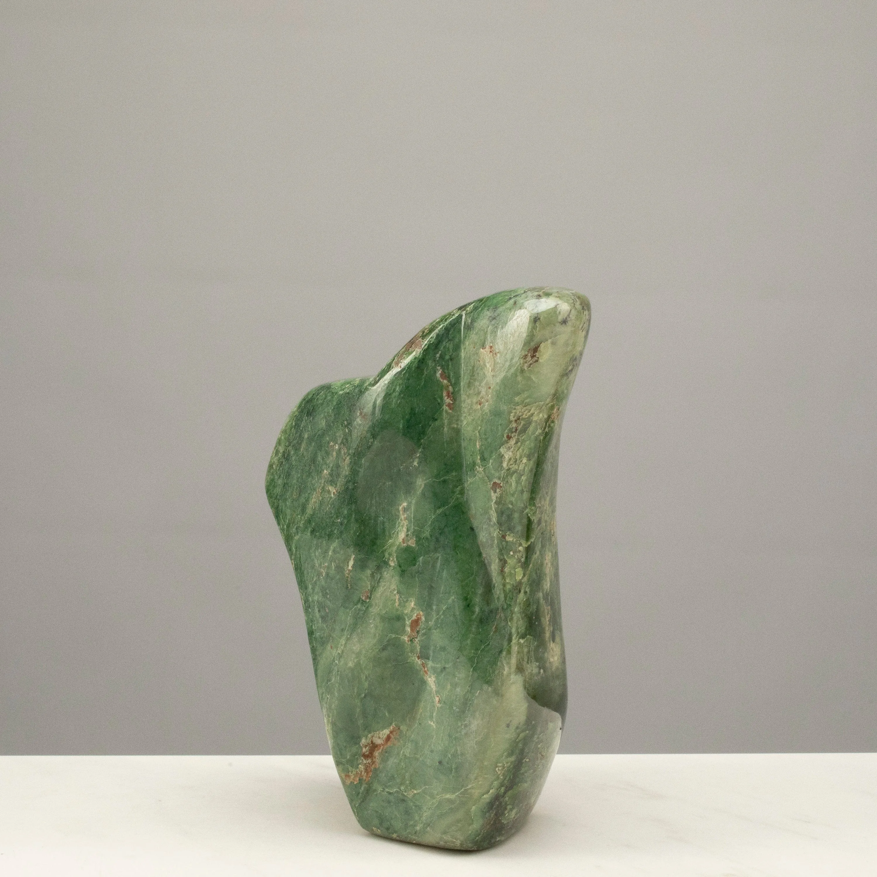 Freeform Nephrite Jade Tower from Afghanistan - 6 / 4 lbs