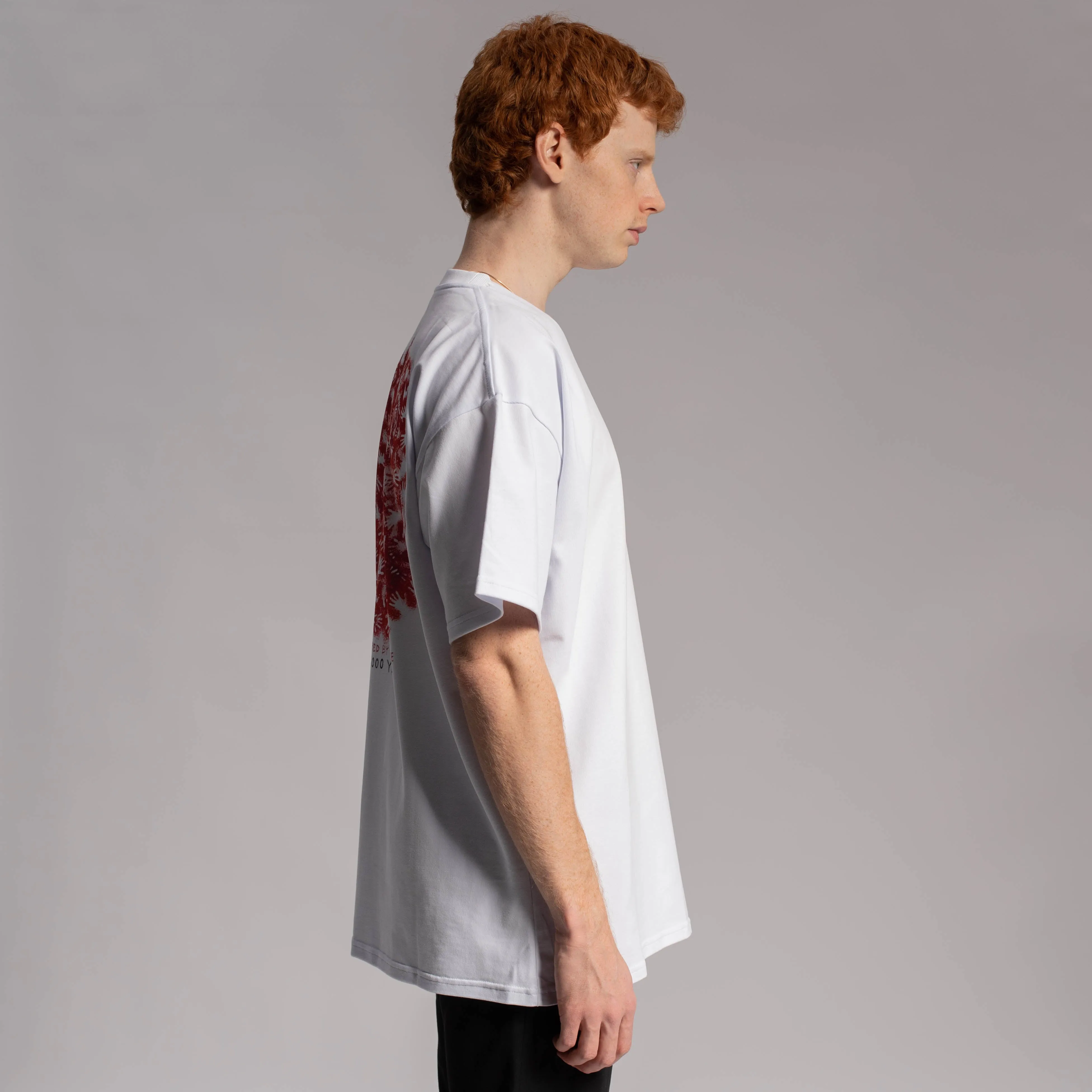 GEE PEARL PRINT 001 TEE - WHITE