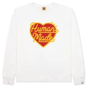 Graphic L/S T-Shirt #4 - White