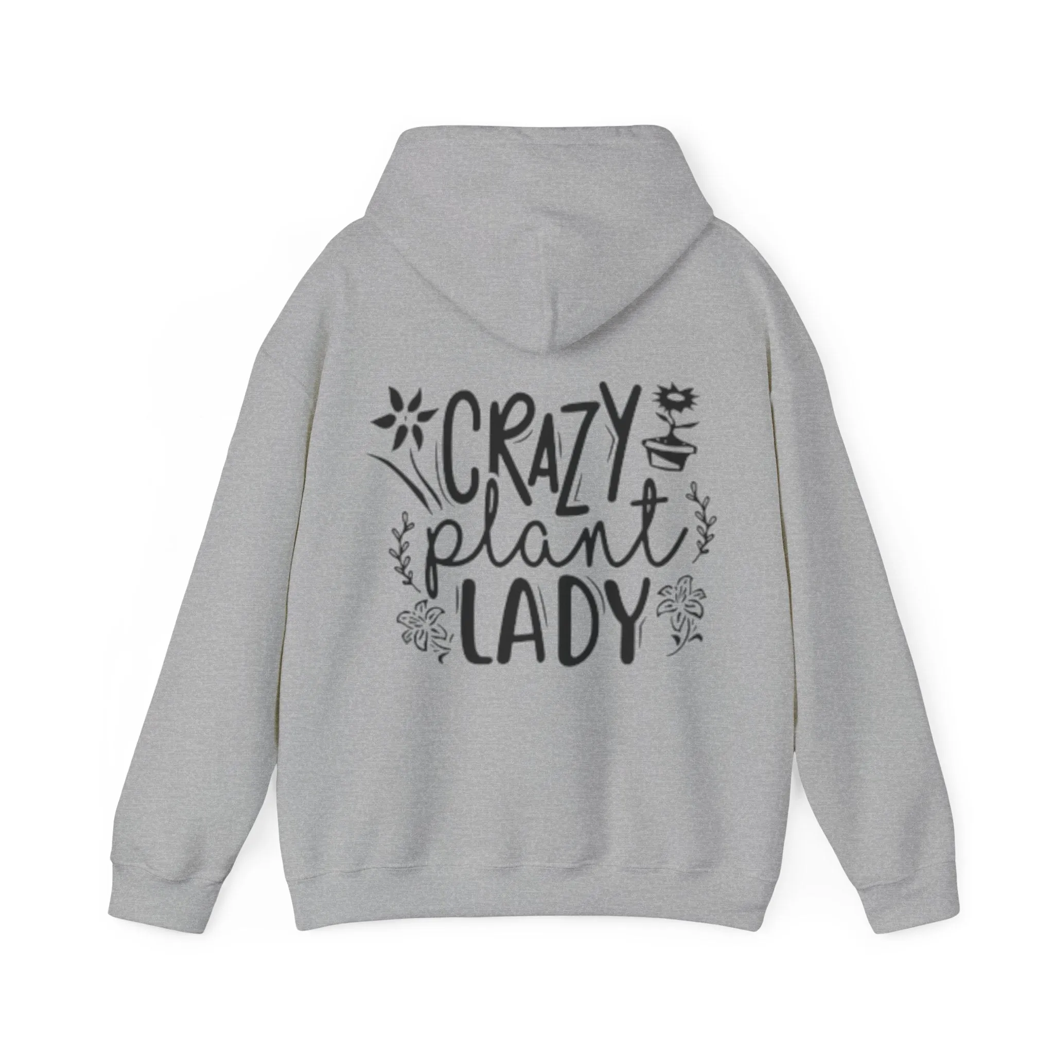 Hooded Sweatshirt | Crazy plant lady