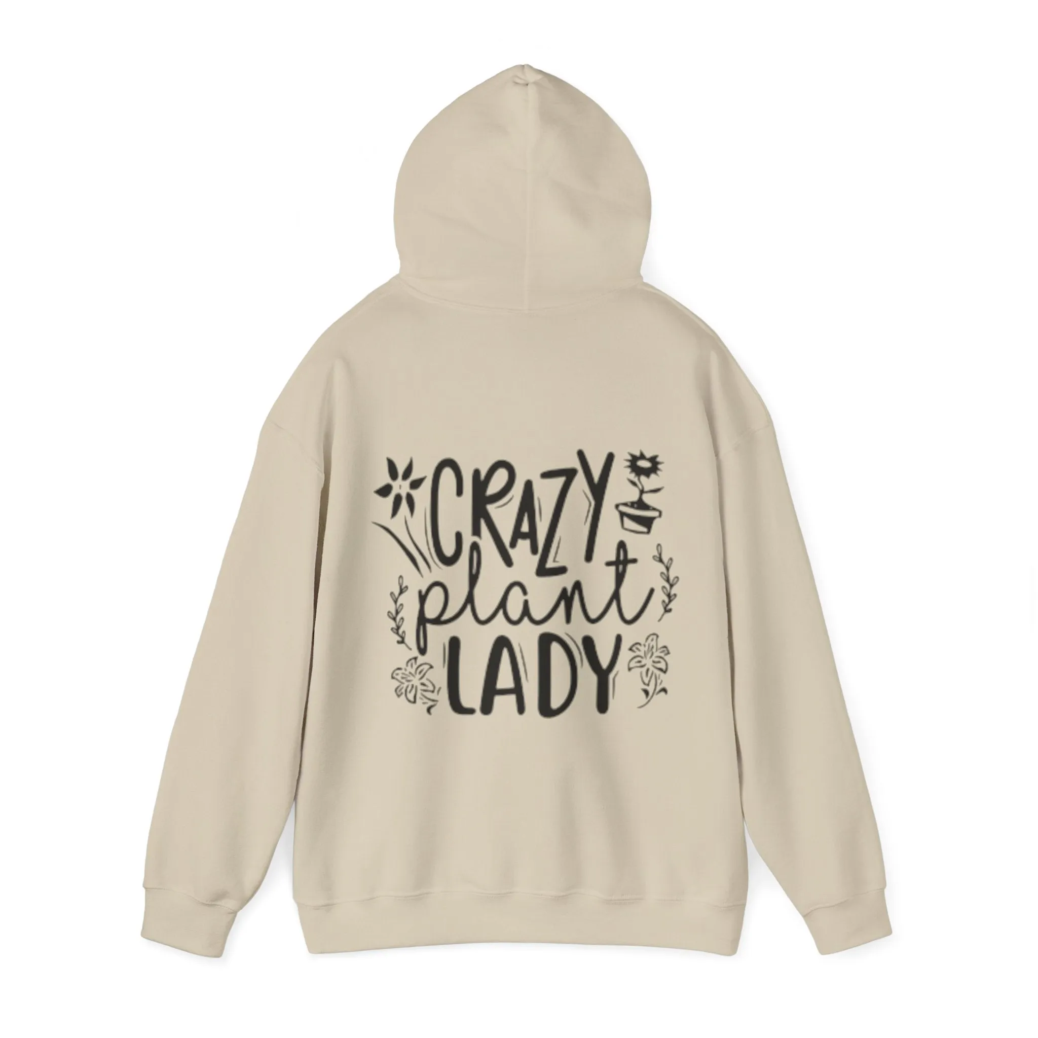 Hooded Sweatshirt | Crazy plant lady