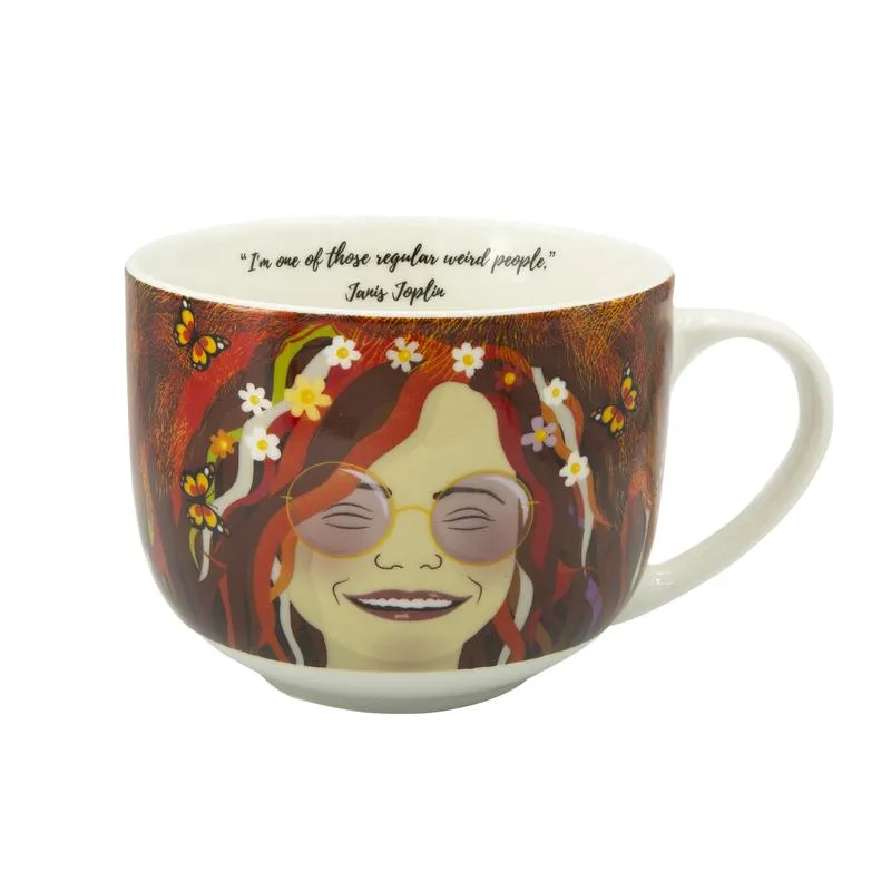 Inspiring Women Mugs: Frida Kahlo, Janis Joplin, & Maya Angelou