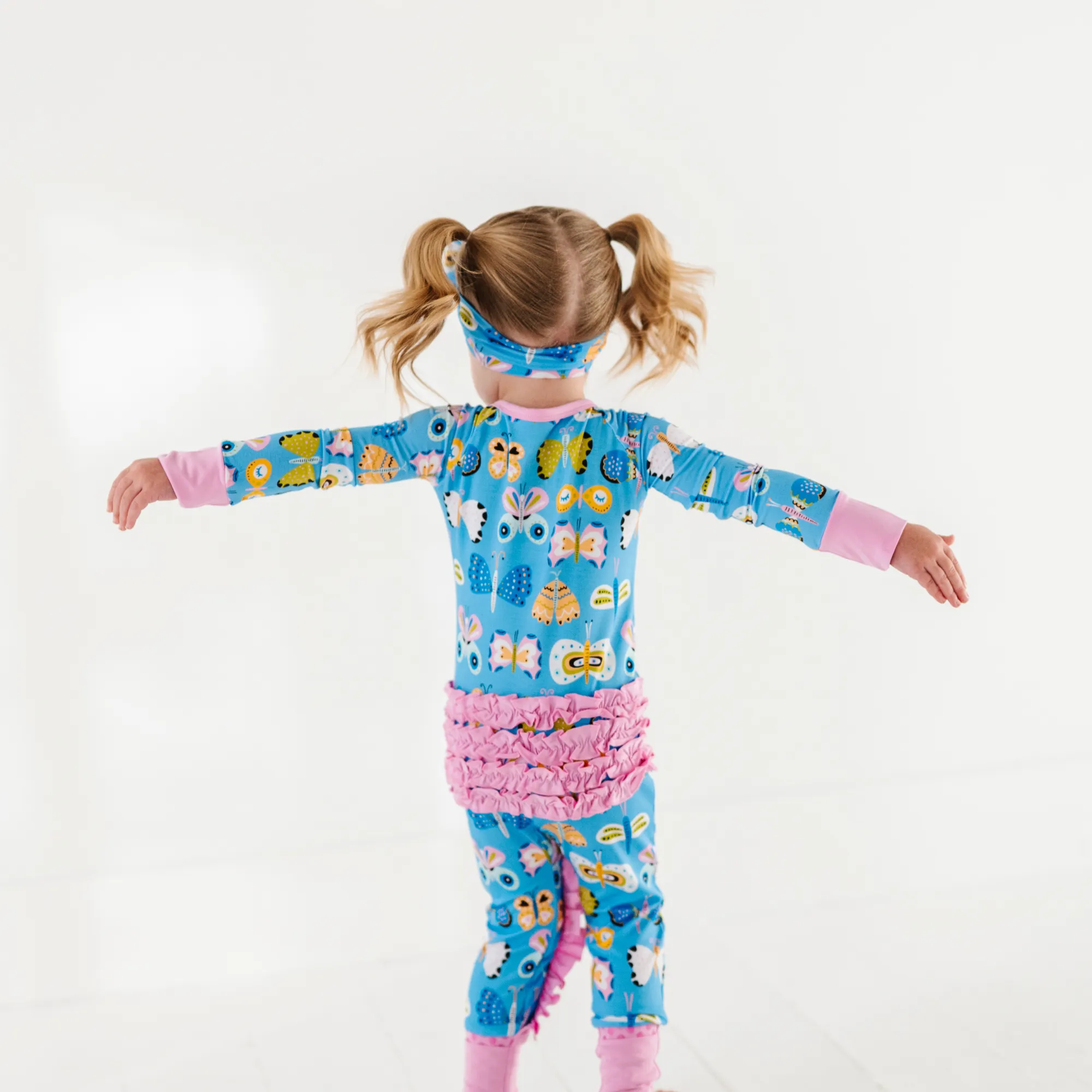 Just Wing It Convertible Footies with Ruffle