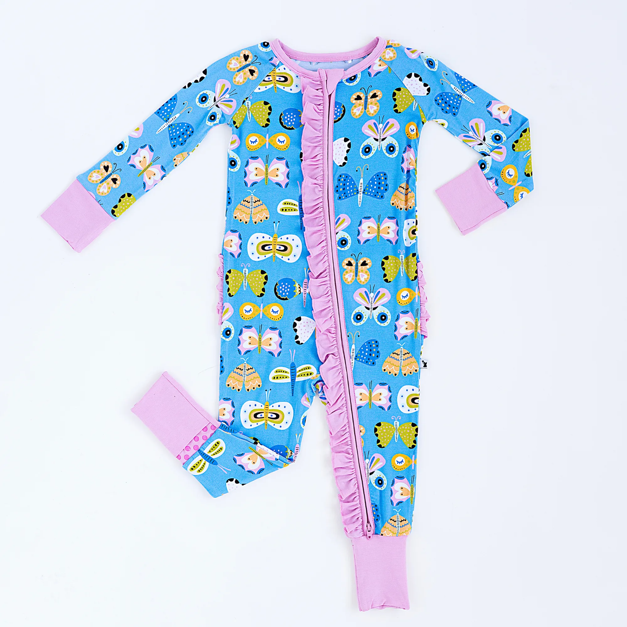 Just Wing It Convertible Footies with Ruffle