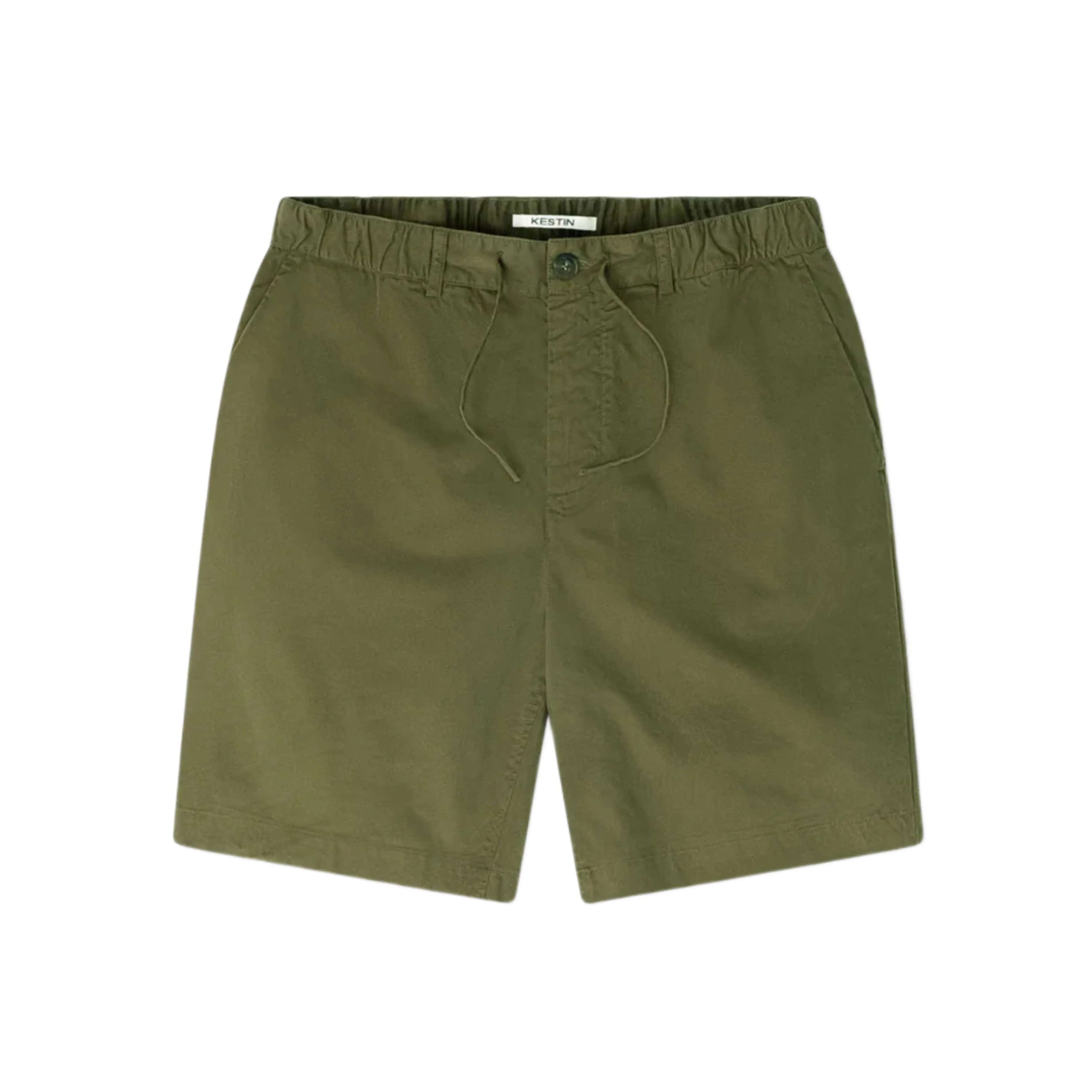 KESTIN Inverness Short in Olive Cotton Twill