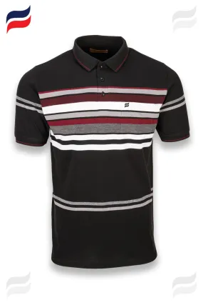 Kevin Ninan Striped Polo