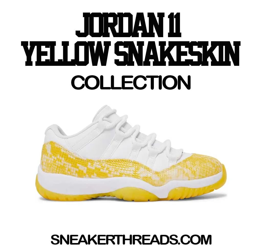 Kids Yellow Snakeskin 11 Shirt - Social Distance - White