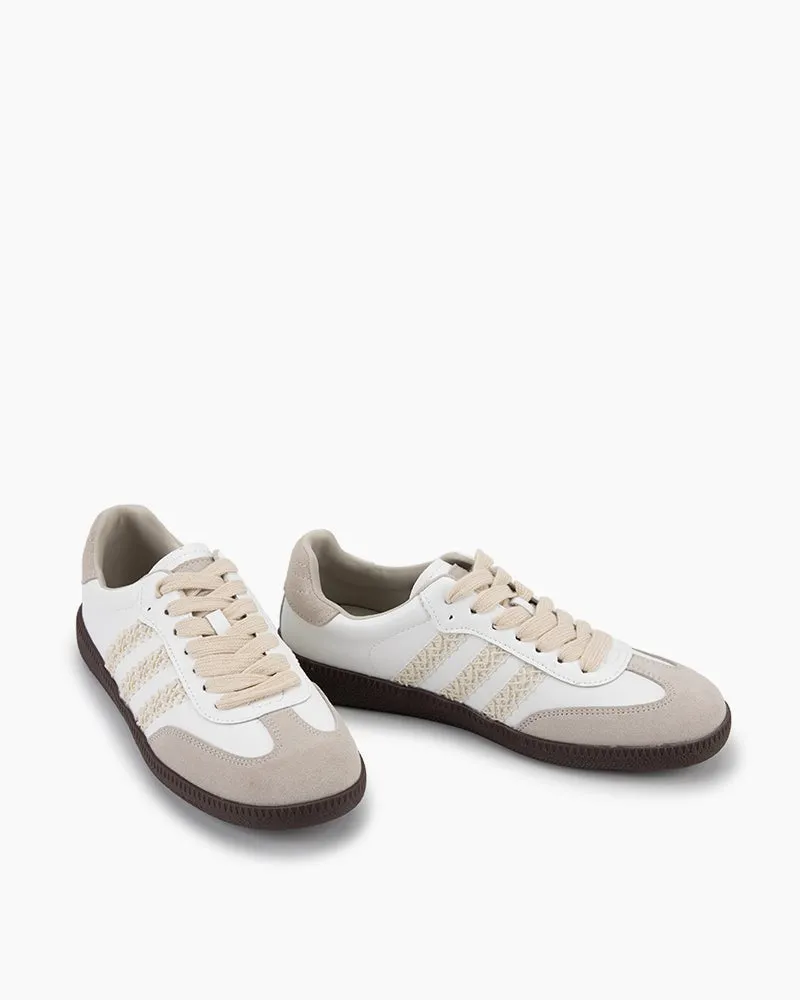 Lace Decoration Non-Slip Comfort Sneakers