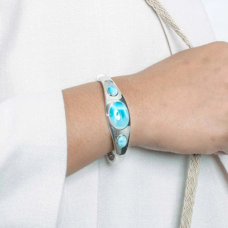 Larimar Moon Phase Bangle