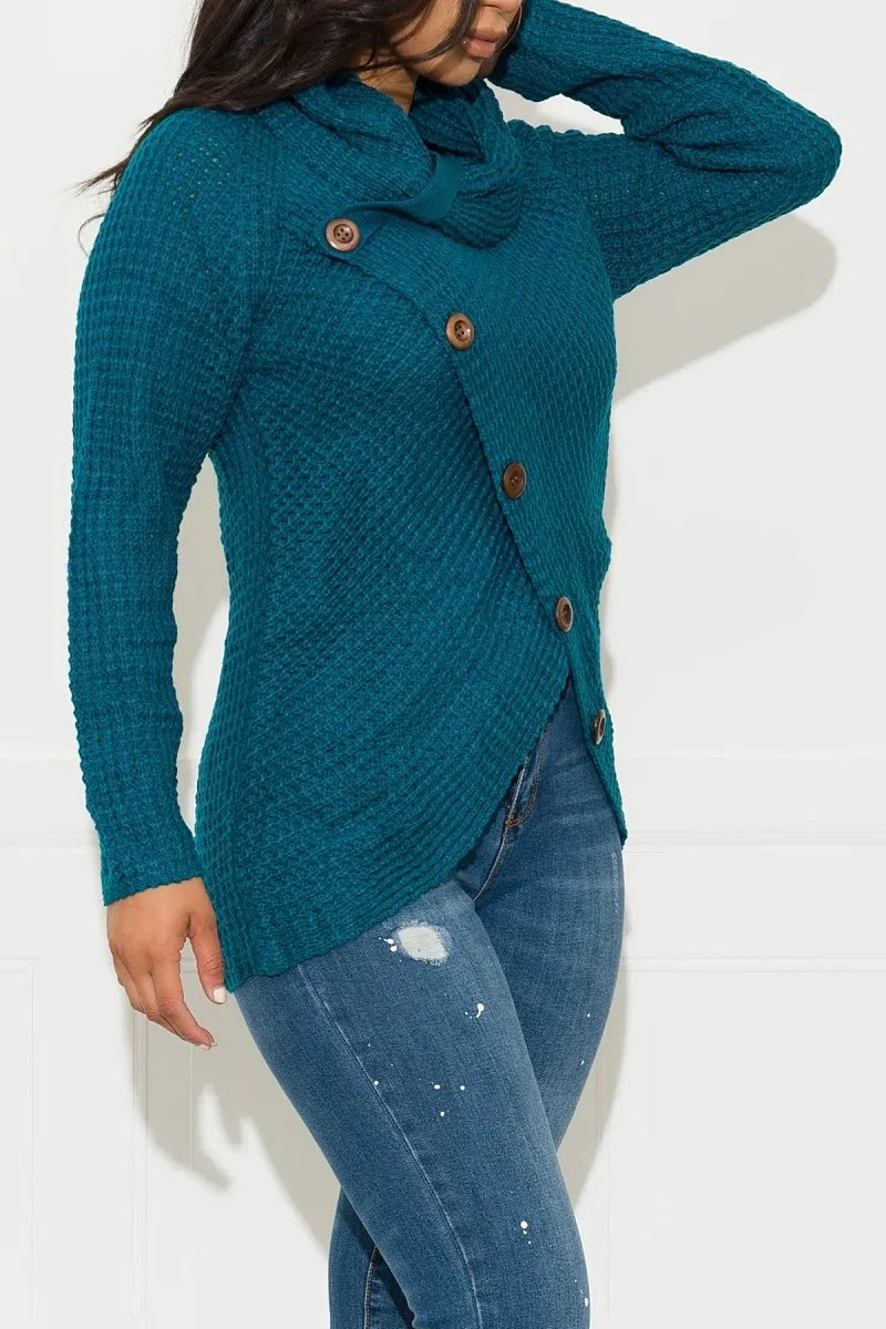 Last Chances Sweater Teal