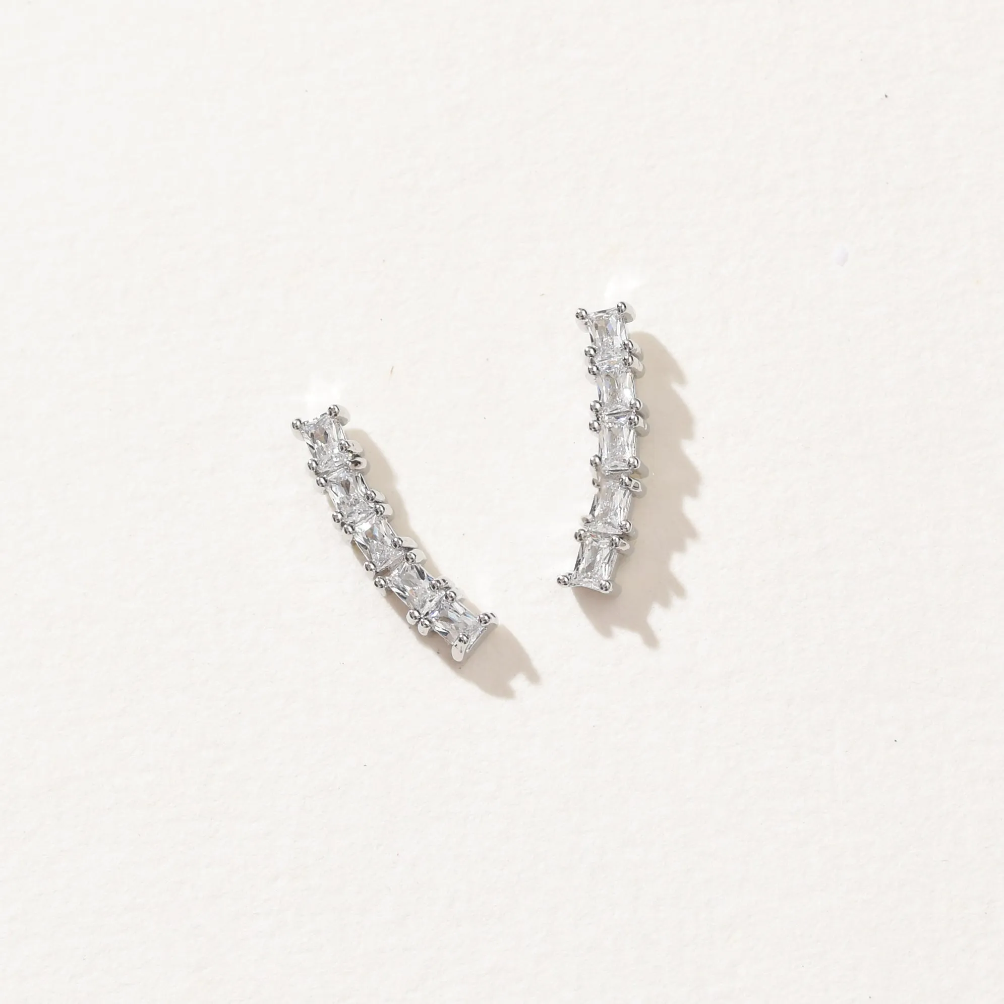 Leena Minimalist Stud | Silver