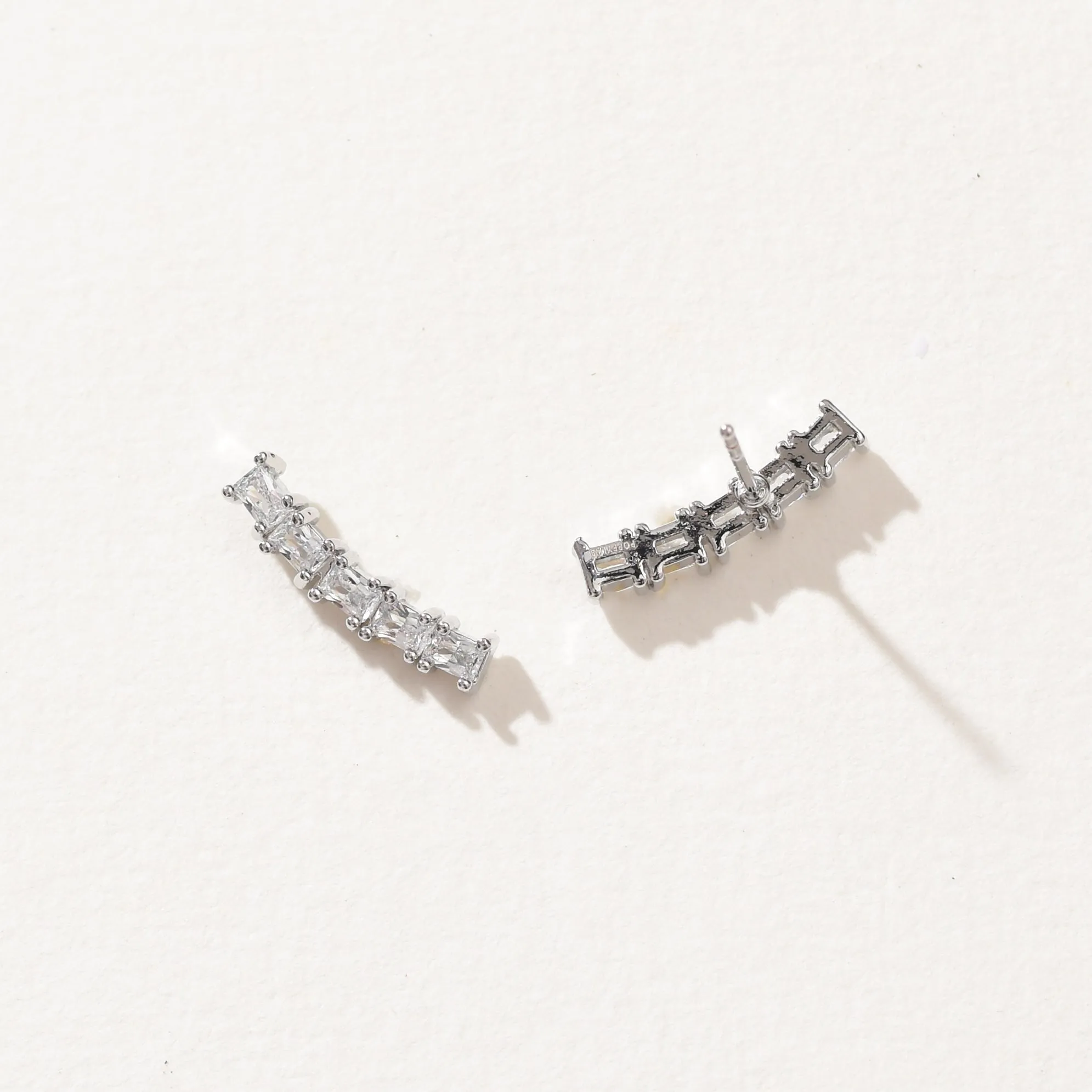 Leena Minimalist Stud | Silver