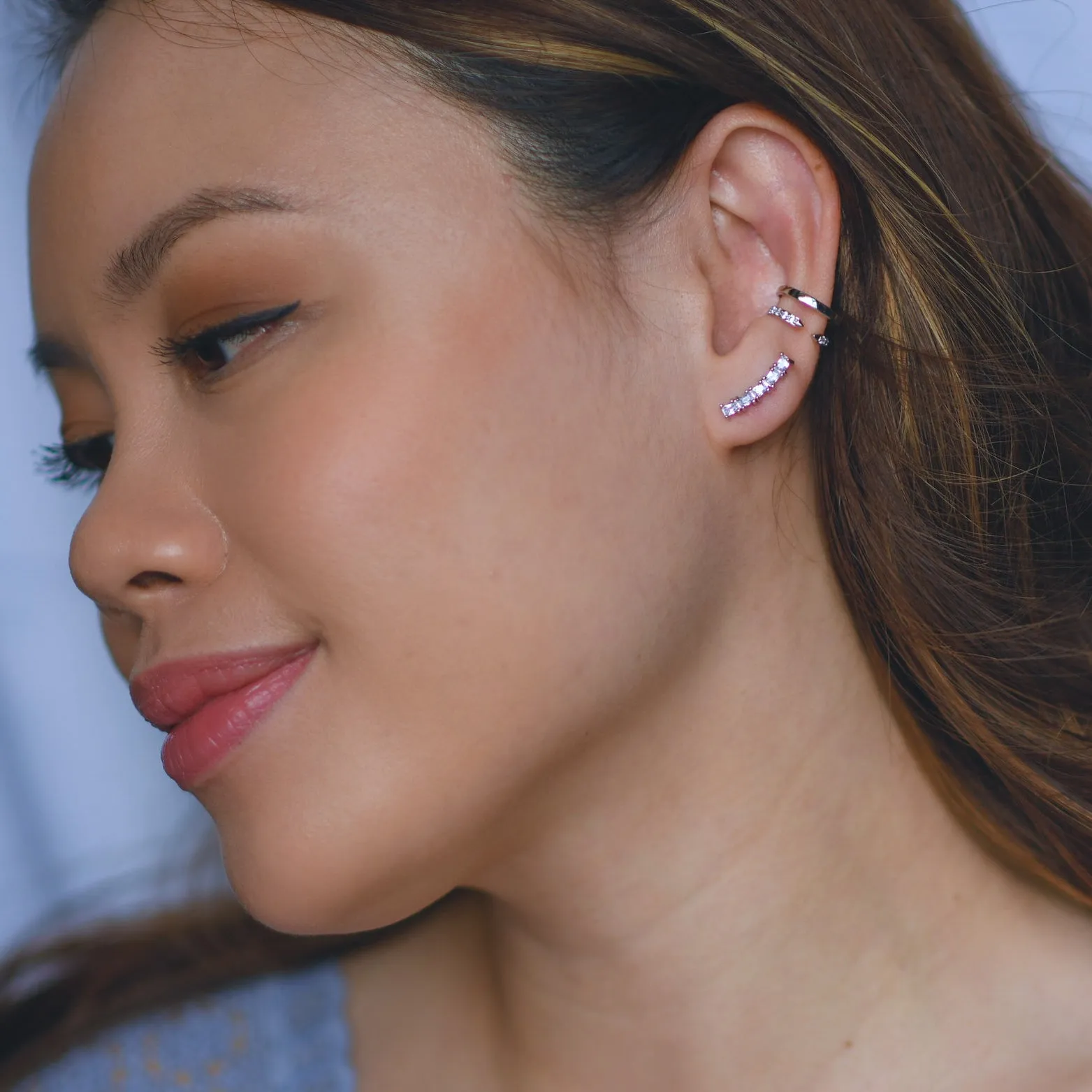 Leena Minimalist Stud | Silver