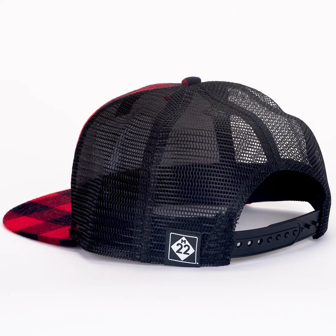 M22 PLAID HAT