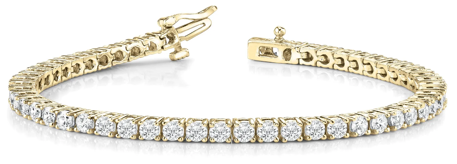 MARTINA 8 Carat Diamond Tennis Bracelet in 14K - 18K Gold or  Platinum 20 pointer H Color SI1 Clarity By Mike Nekta