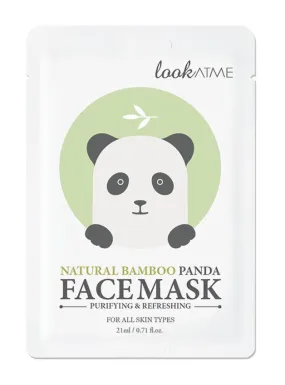 Mascarilla facial Look at Me NATURAL BAMBOO PANDA FACE MASK