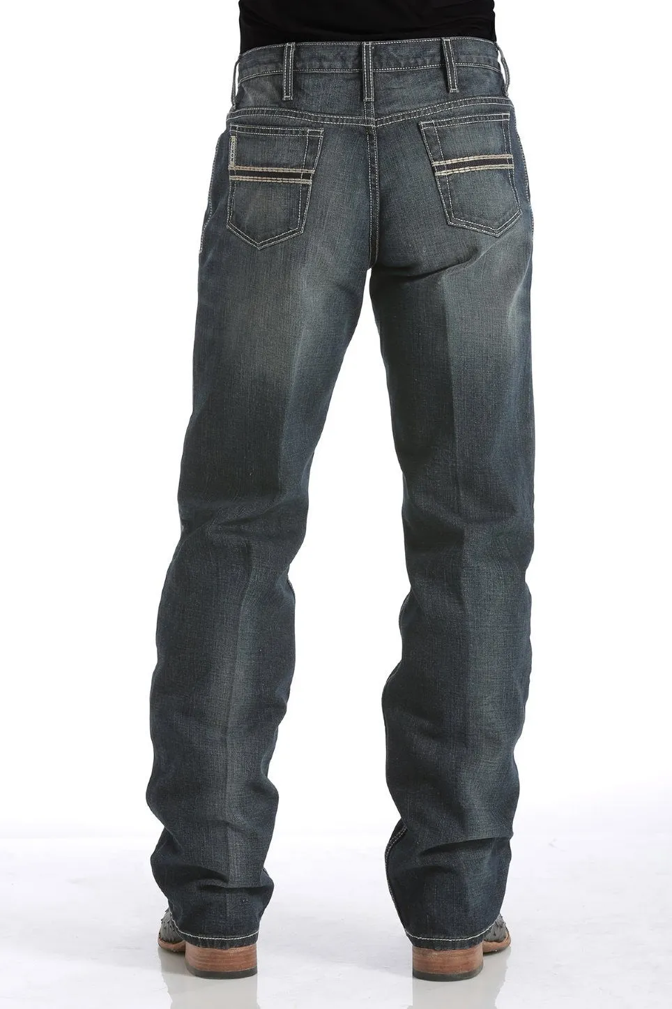 Mens Cinch White Label Relaxed Fit Jeans - Dark Wash