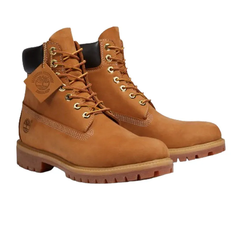 Men's Timberland Premium 6-Inch Waterproof Boot Wheat NuBuck TB110061713