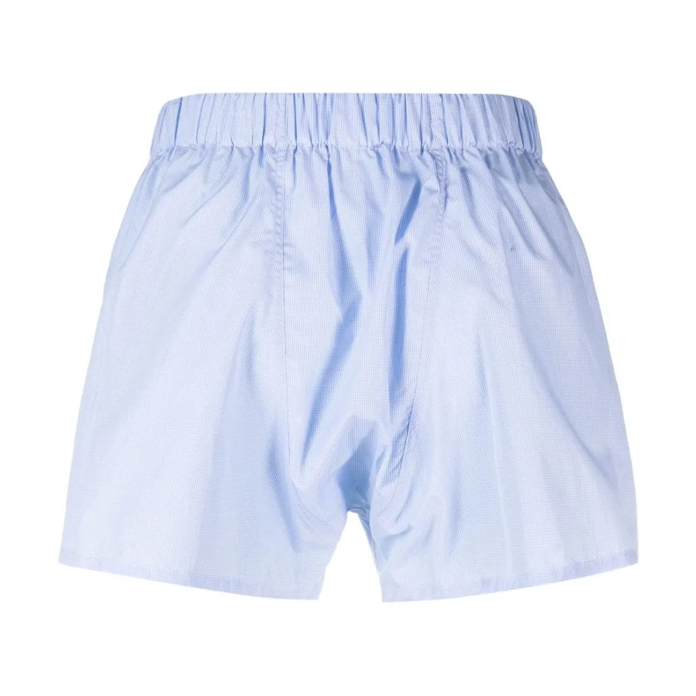 Micro-Check Cotton Boxers