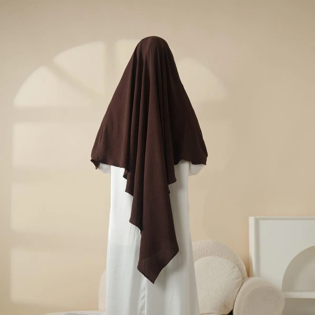 MK014 Comfort Crepe One Layer Khimar