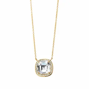 Mogul Rock Crystal Cushion Necklace