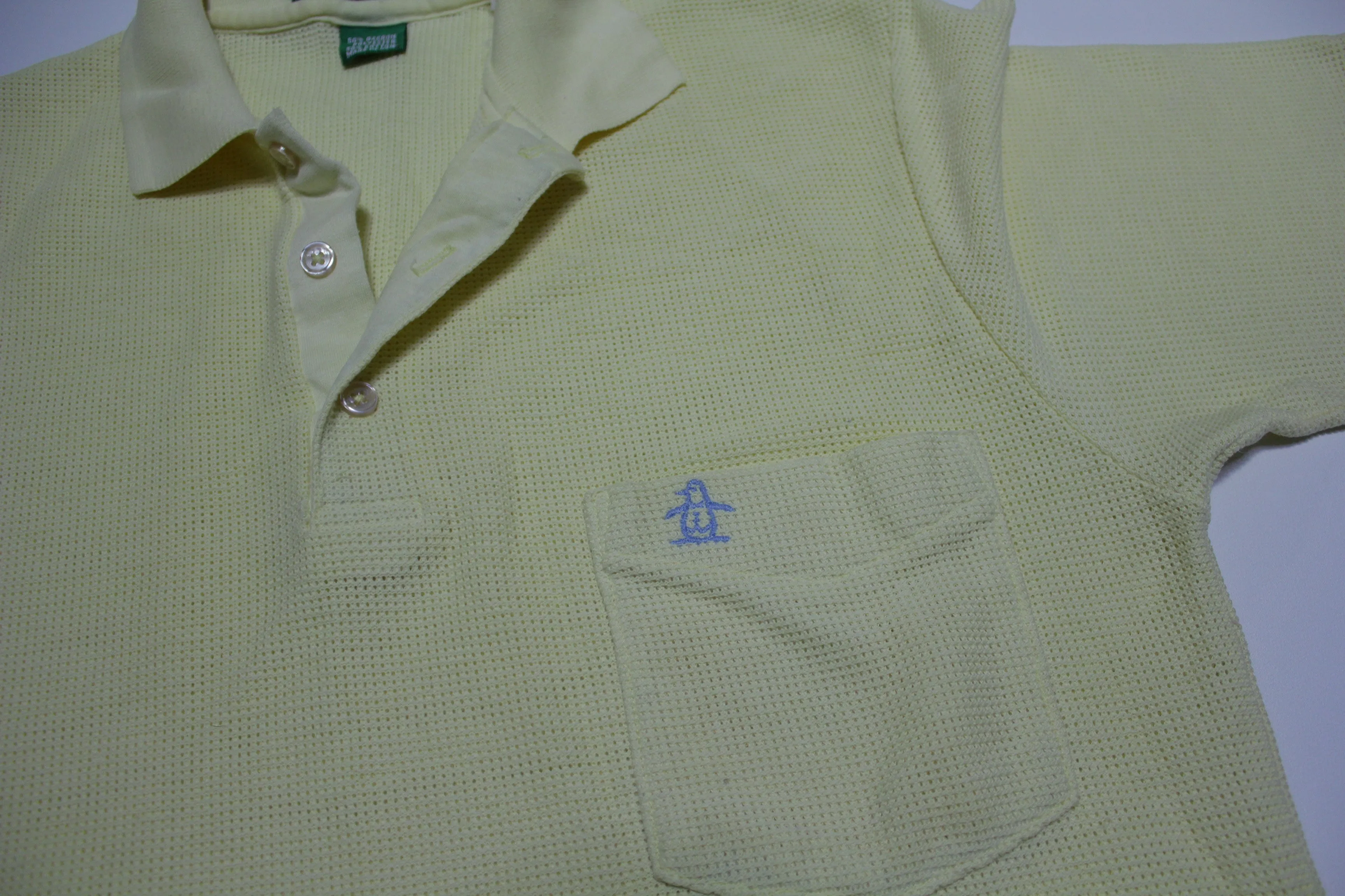 Munsingwear Grand Slam Made in USA Vintage 80's Polo Golf Tennis Shirt