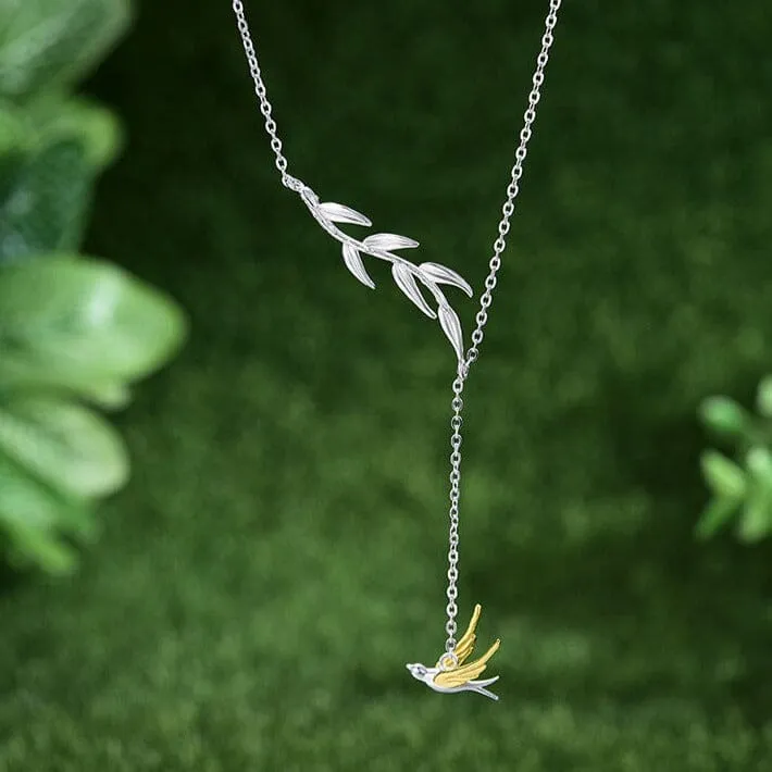 Nature Lover Necklace - 925 Sterling Silver