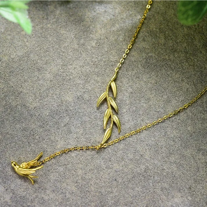 Nature Lover Necklace - 925 Sterling Silver