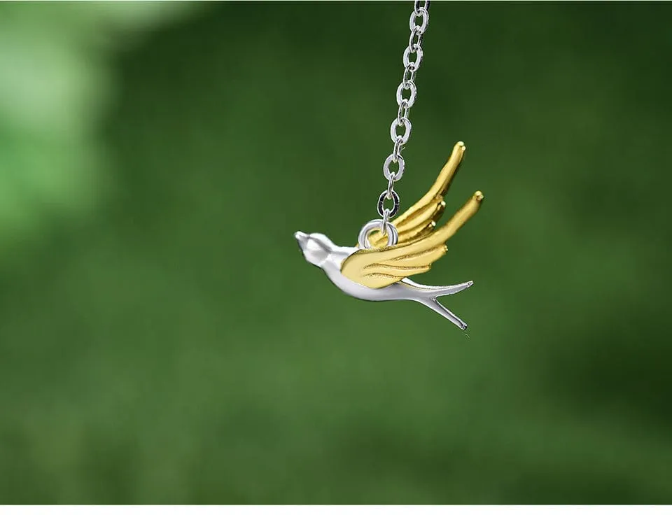 Nature Lover Necklace - 925 Sterling Silver