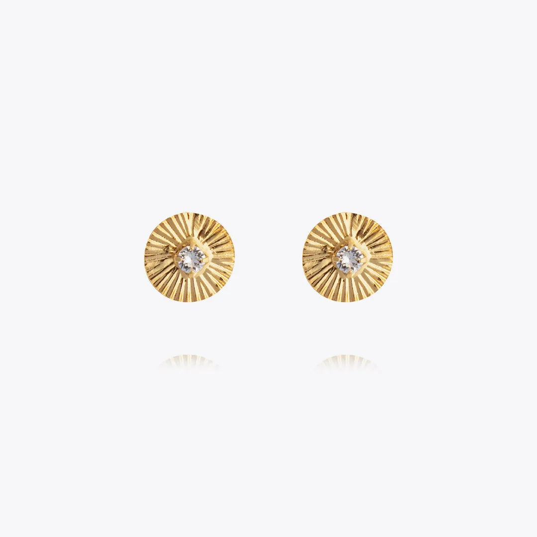 Odessa Stud Earrings / Crystal