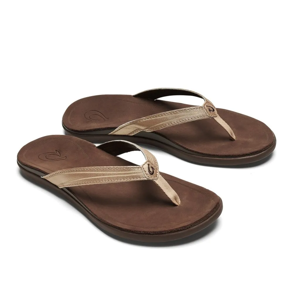 Olukai Women's Aukai - Copper/Dark Java