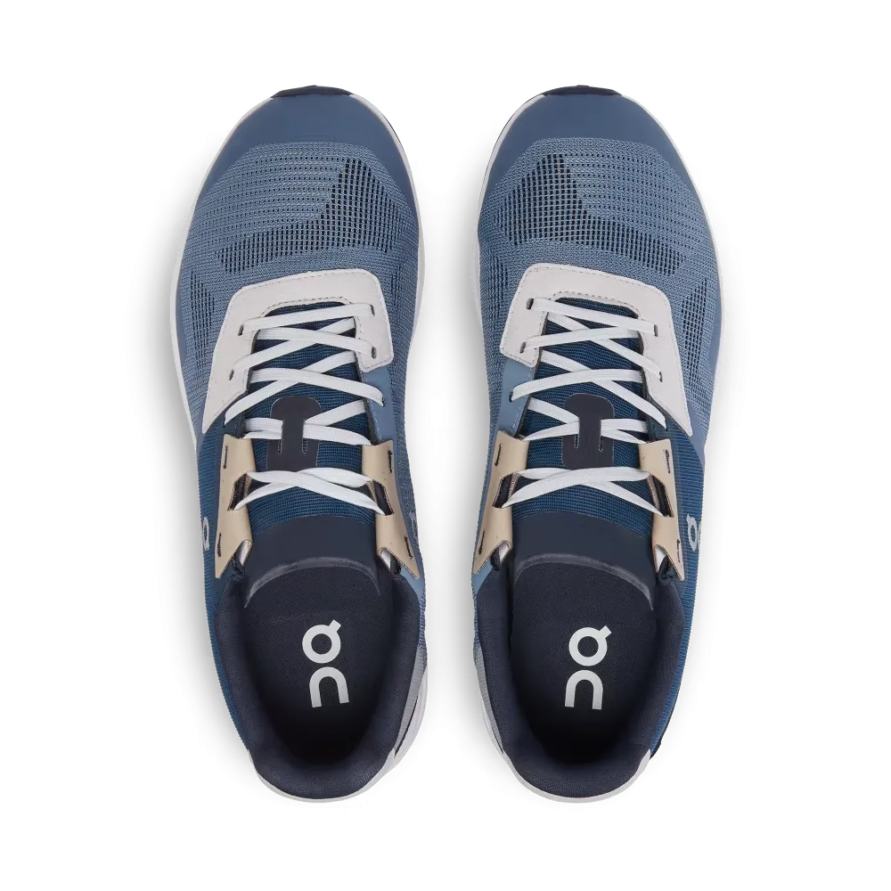 On Running Men's Cloudrift Shoes - Metal / Navy