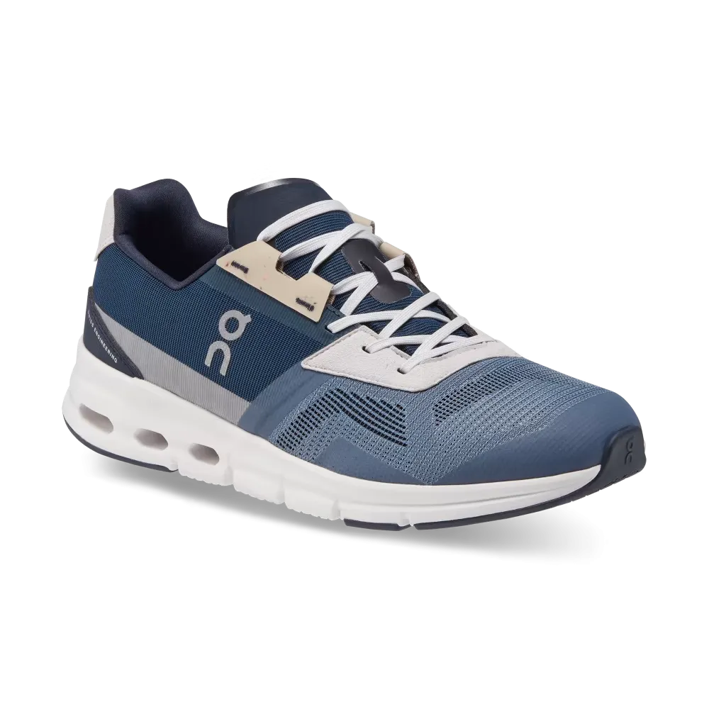 On Running Men's Cloudrift Shoes - Metal / Navy