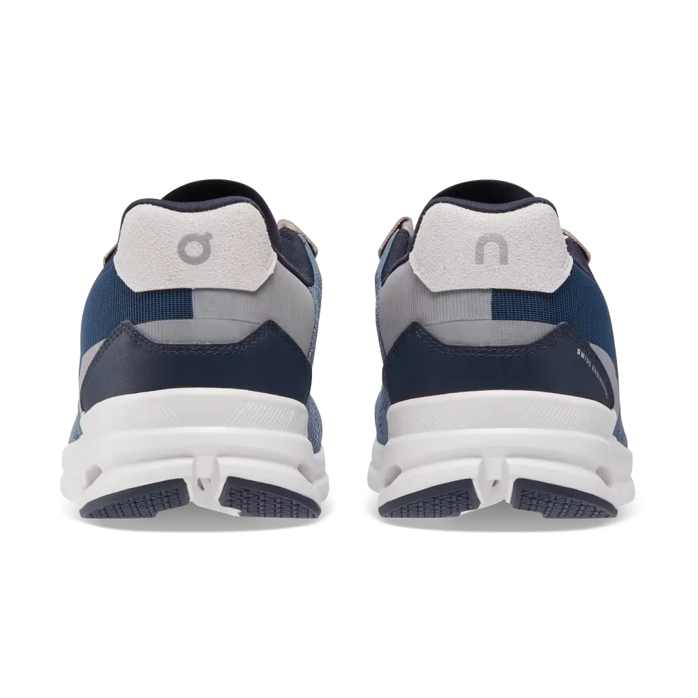 On Running Men's Cloudrift Shoes - Metal / Navy