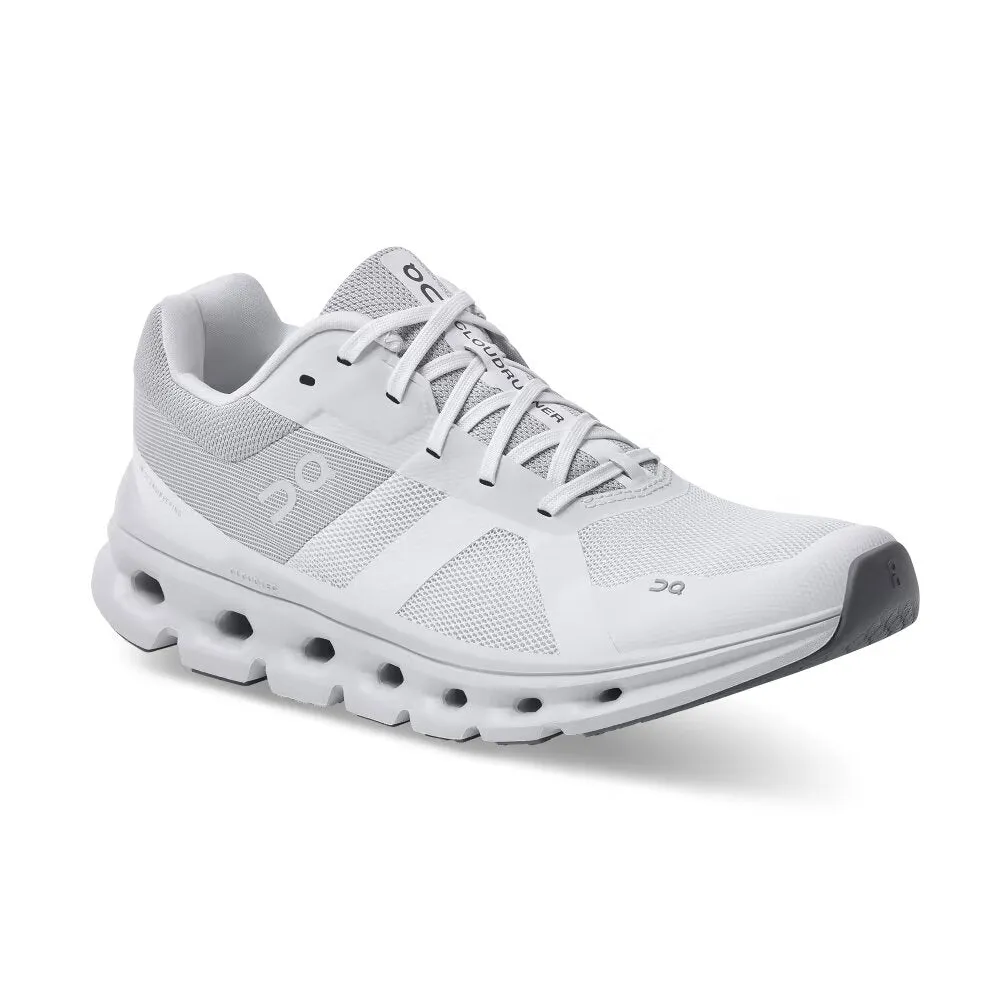 On Women's Cloudrunner - White/Frost