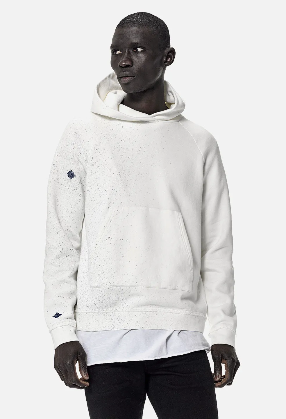 Oversized Raglan Hoodie / Doha White