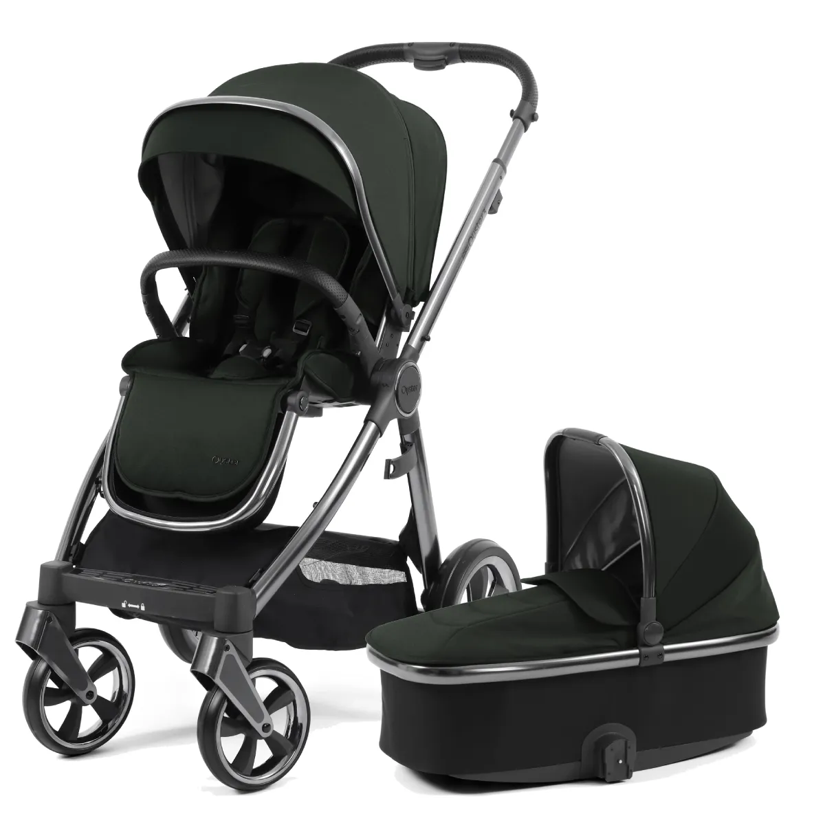 Oyster 3 Stroller & Carrycot - Black Olive