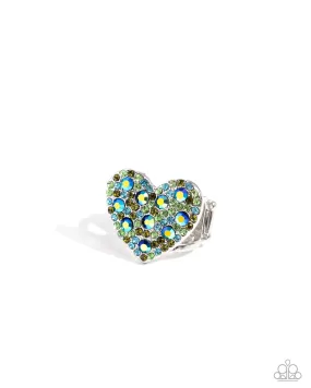 Paparazzi Extra Embellishment Green Ring