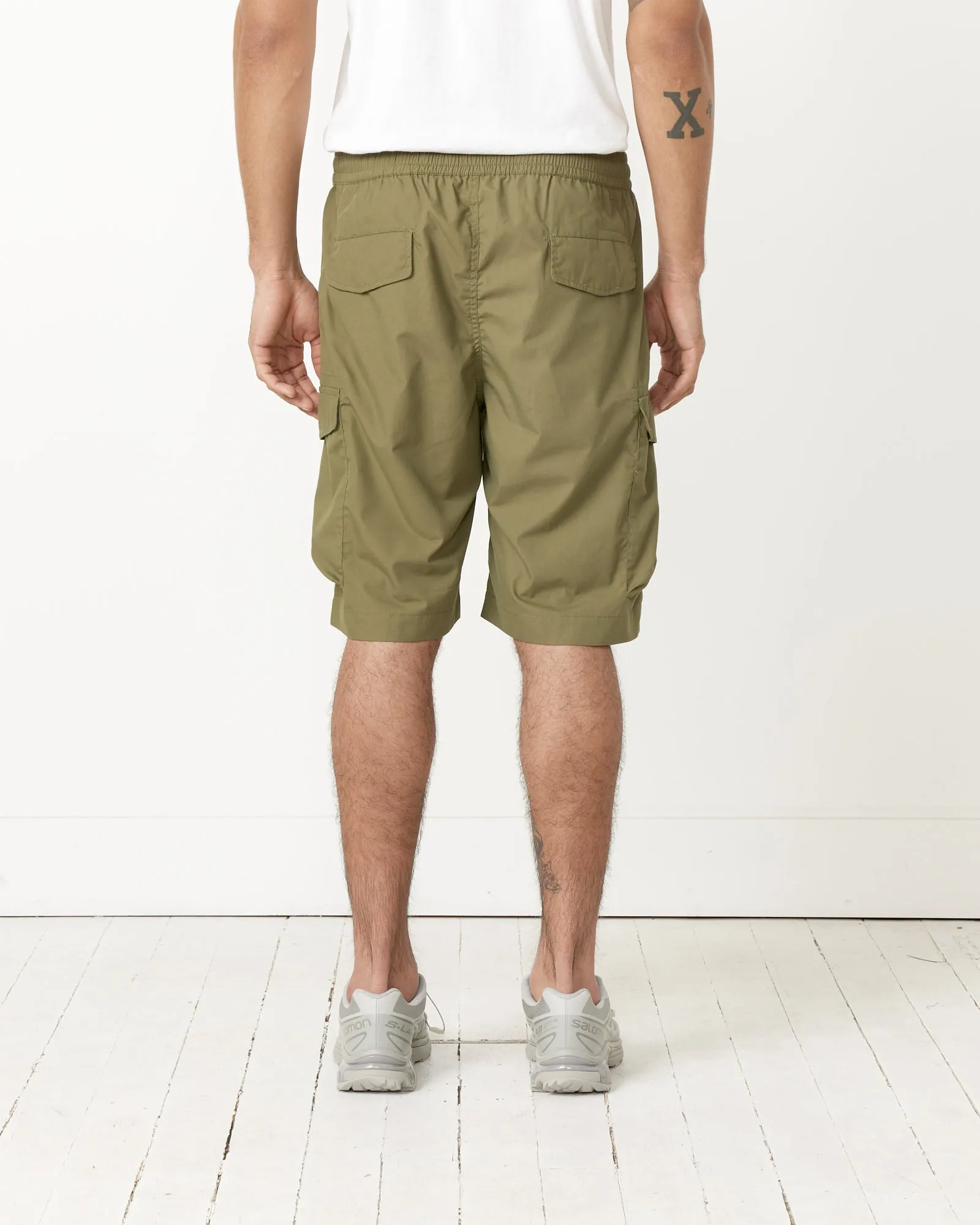 Parachute Short in Olive