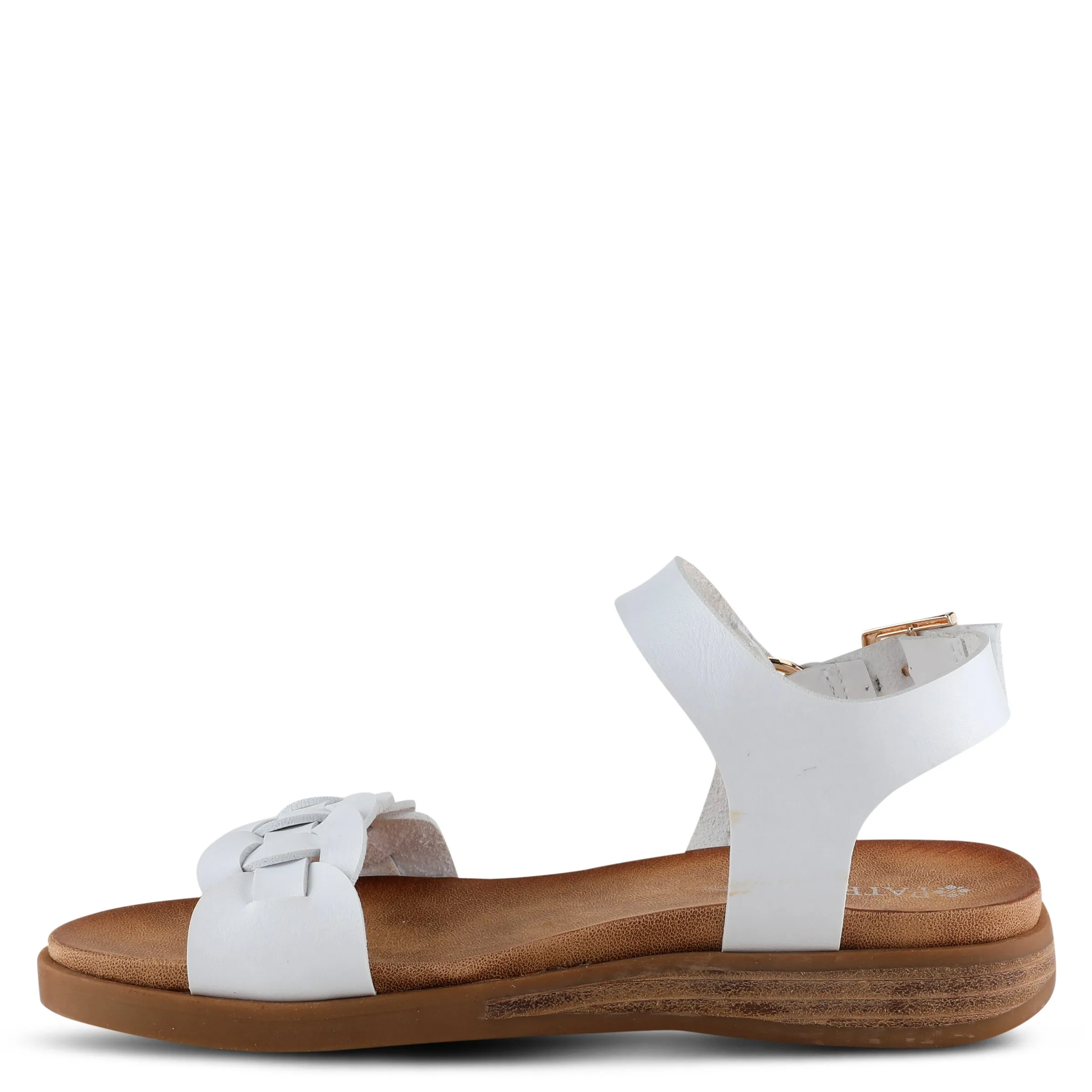 PATRIZIA LICORICE QUARTER STRAP SANDALS