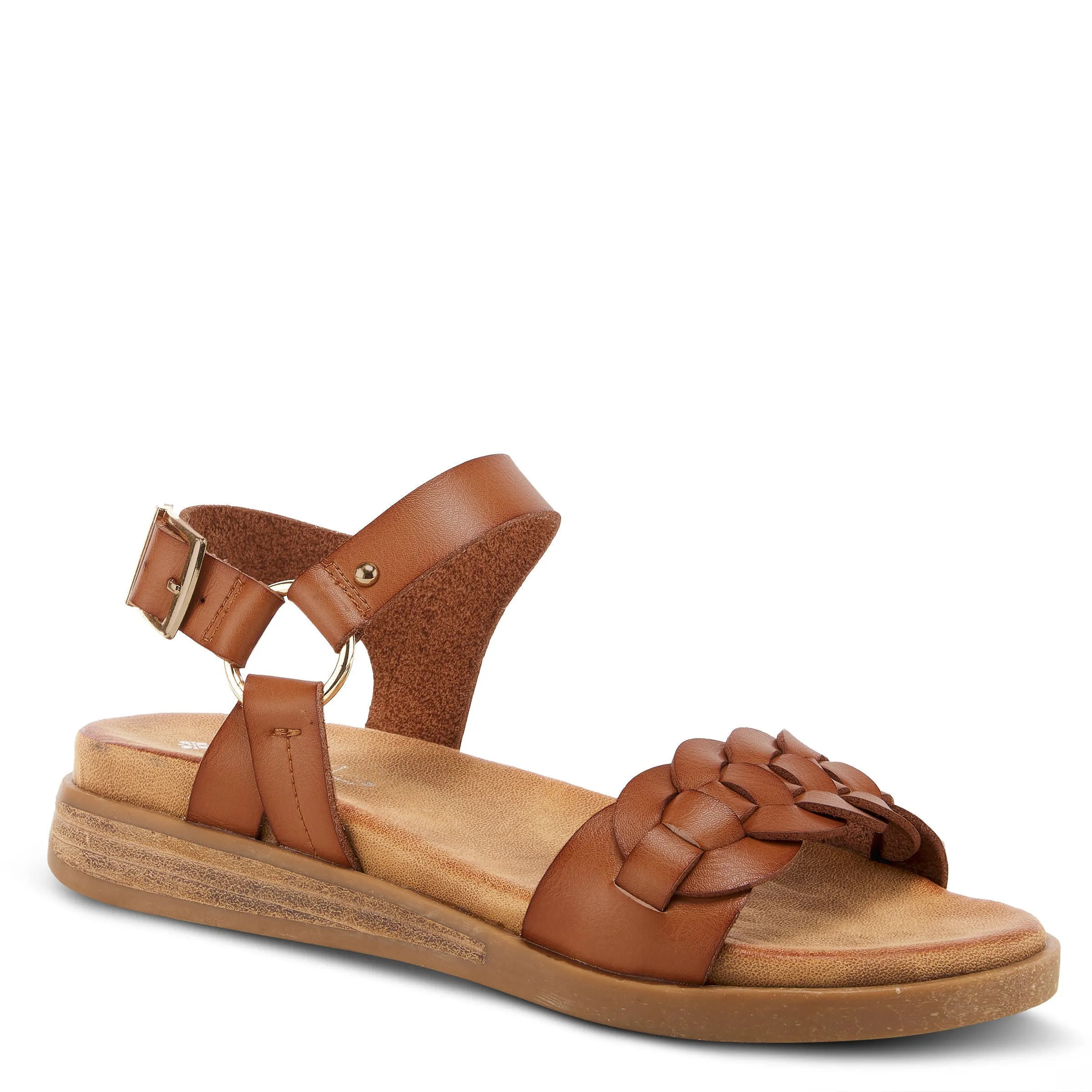 PATRIZIA LICORICE QUARTER STRAP SANDALS