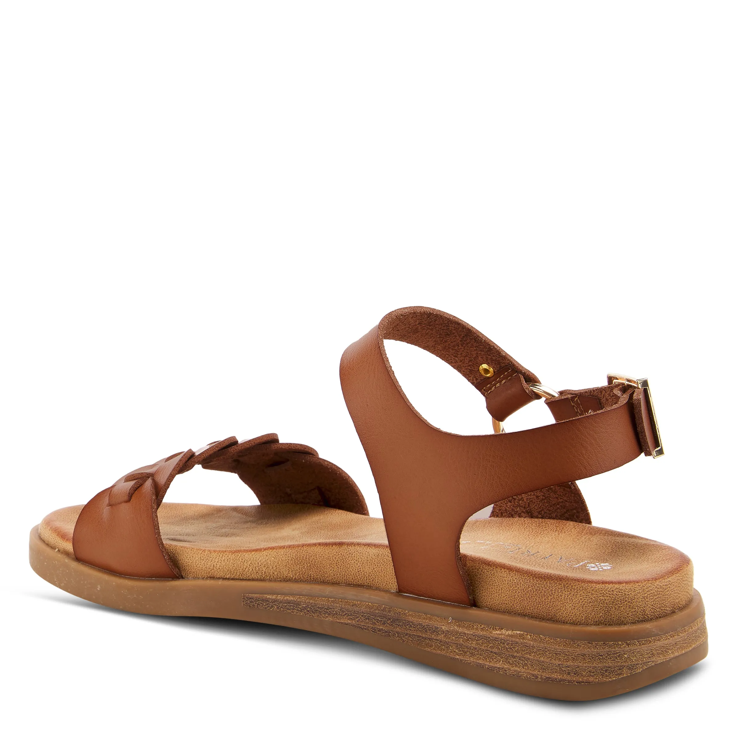 PATRIZIA LICORICE QUARTER STRAP SANDALS